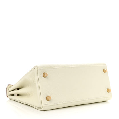 Hermes Togo Kelly Retourne 25 Mushroom 4 of 11