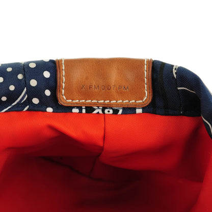 Hermes Barenia Silk Eperons d'Or Fourbi 20 PM Pouch Fauve Bleu Nuit 6 of 8