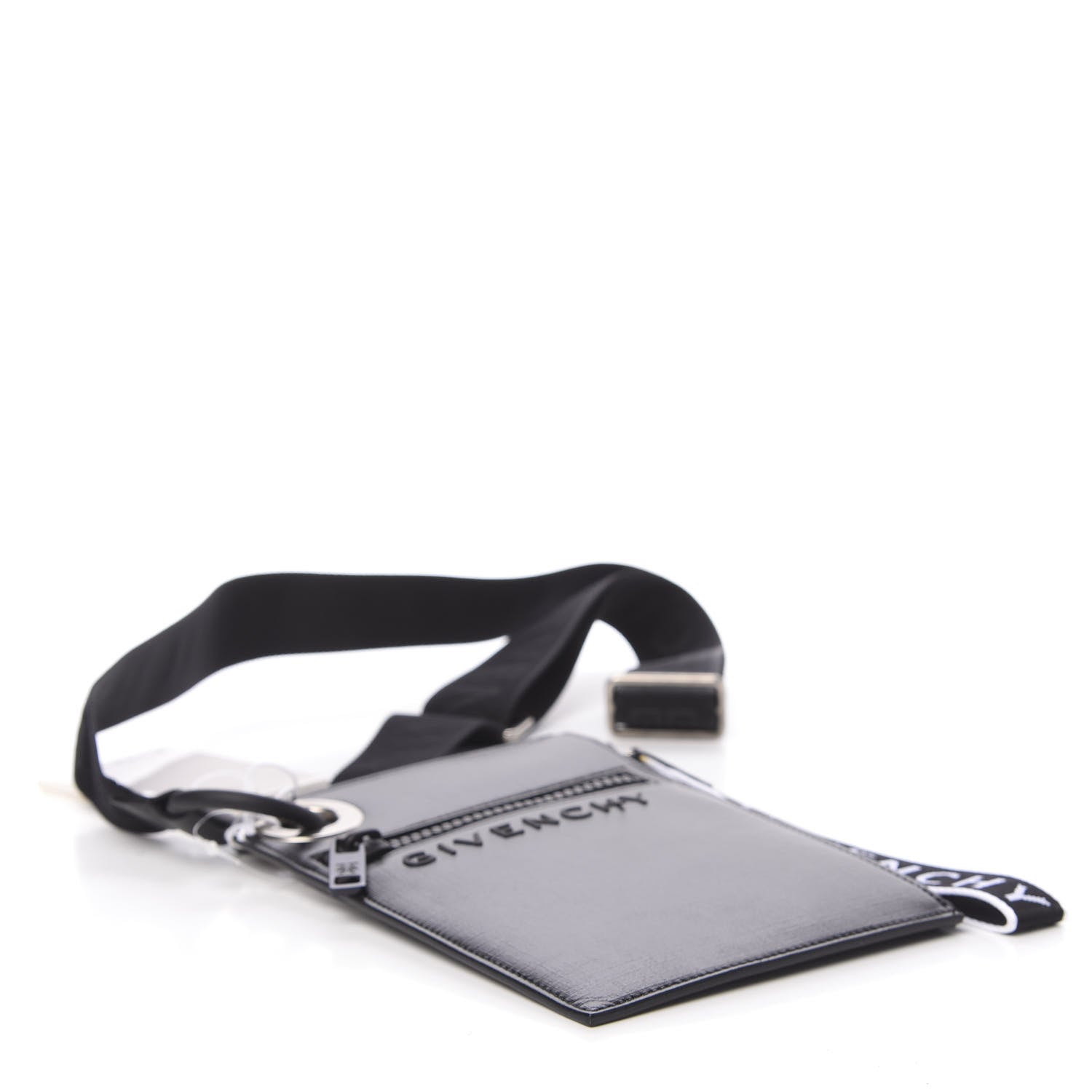 Givenchy Calfskin Fin Crossbody Bag Black 4 of 10