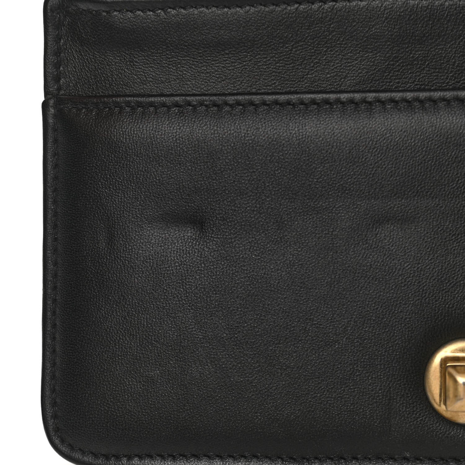 Chanel Lambskin Pyramid Wallet On Chain WOC Black 13 of 14