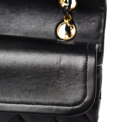 Chanel Lambskin Quilted Medium Double Flap Black 10 of 14