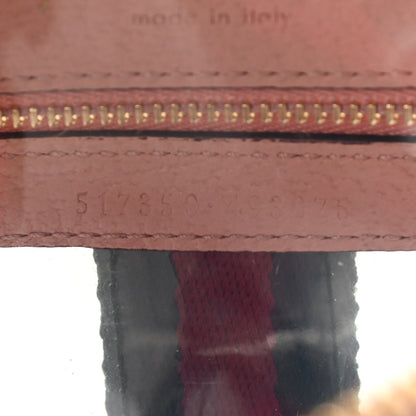 Gucci Vinyl Web Mini Ophidia Transparent Shoulder Bag Perfect Pink 7 of 10