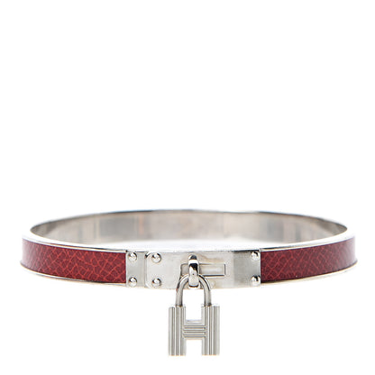 Hermes Courchevel Kelly H Cadena Bracelet Rouge 1 of 6