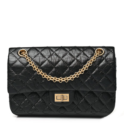 Chanel Aged Calfskin Quilted 2.55 Reissue 225 Flap Black 1 of 11