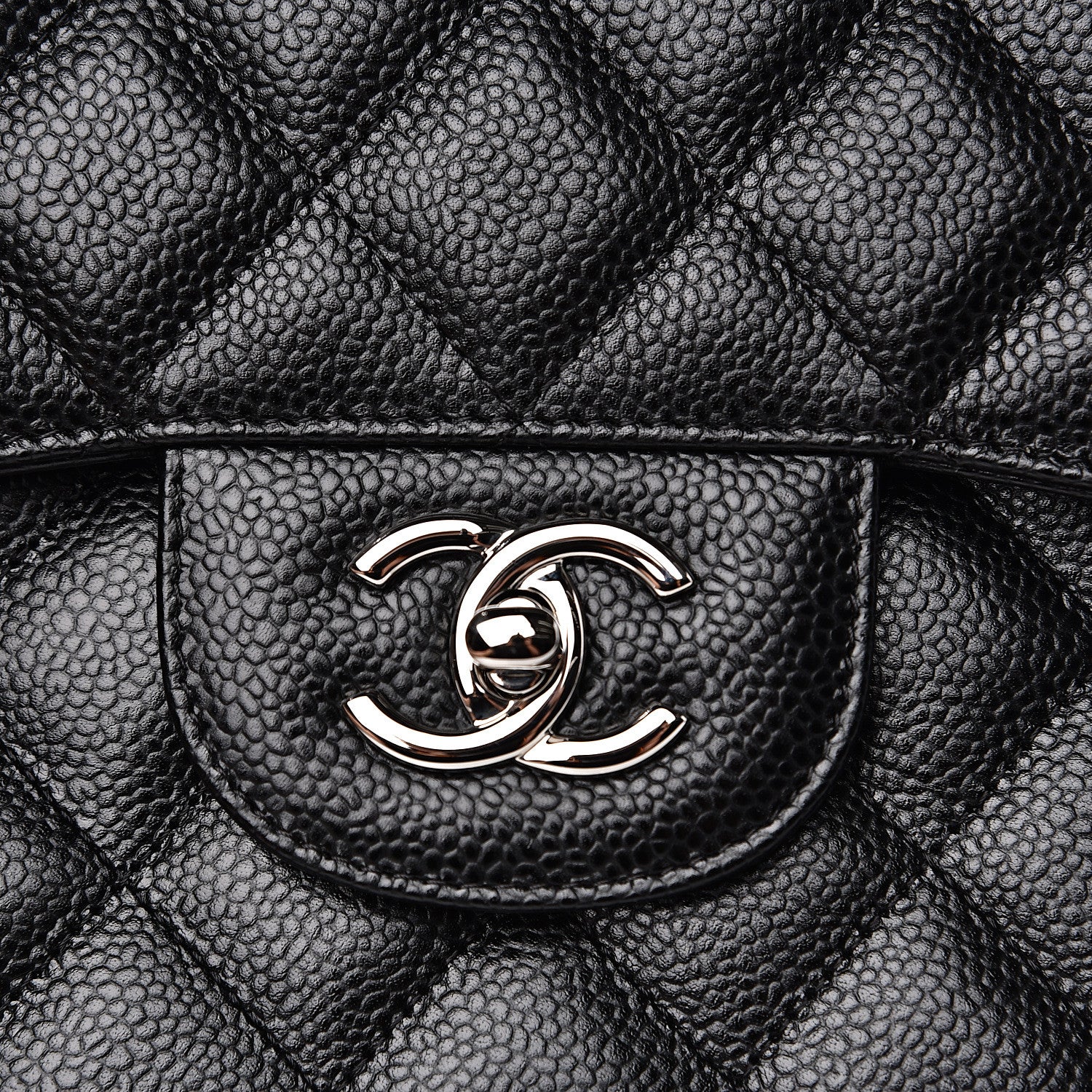 Chanel Caviar Quilted Jumbo Double Flap Black 10 of 10