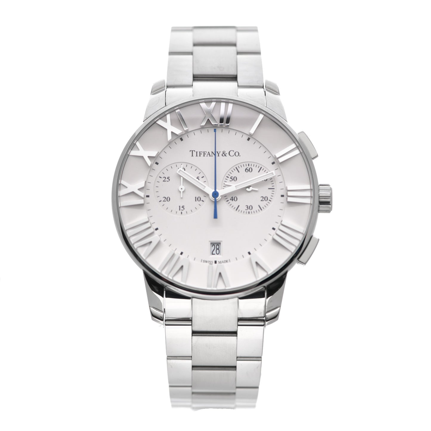 Stainless Steel 42mm Atlas Chronograph Quartz Watch