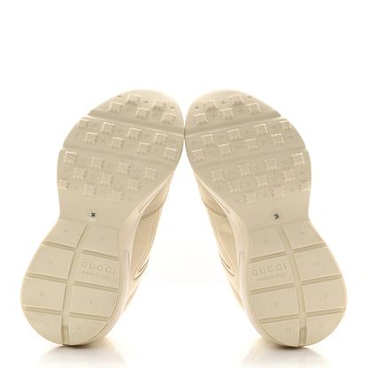 Gucci Calfskin GG Apple Womens Rhyton Sneakers 36 Ivory 5 of 9