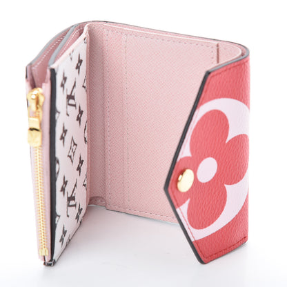 Louis Vuitton Monogram Giant Zoe Wallet Rouge Rose 5 of 10