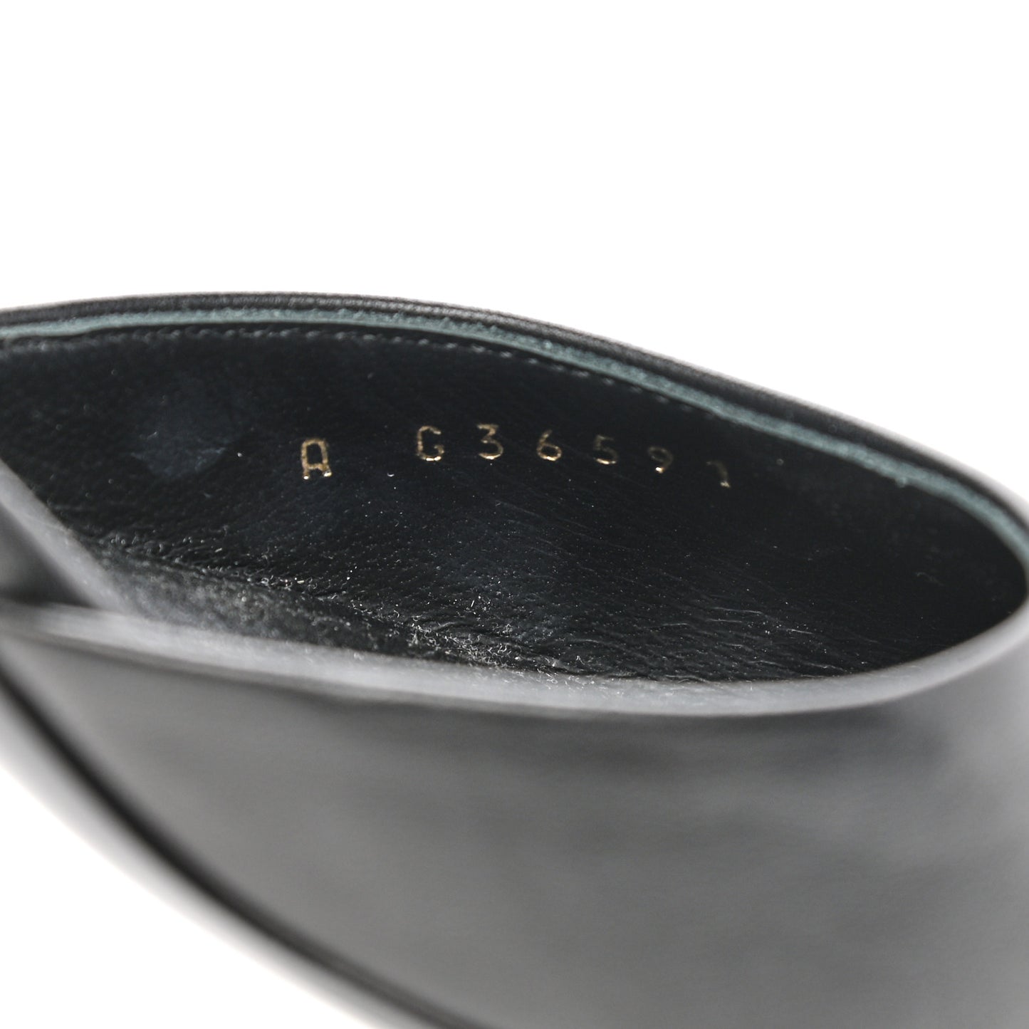 Lambskin Grosgrain Cap Toe Logo Ankle Strap Pumps 35 Black