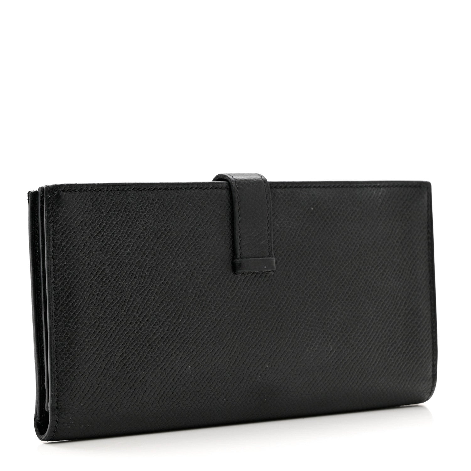 Hermes Epsom Bearn Gusset Wallet Black 3 of 8