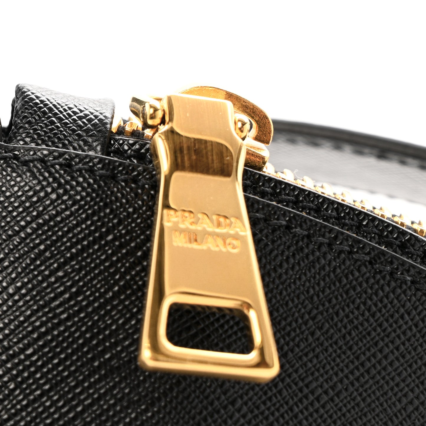 Saffiano Lux Shoulder Bag Black