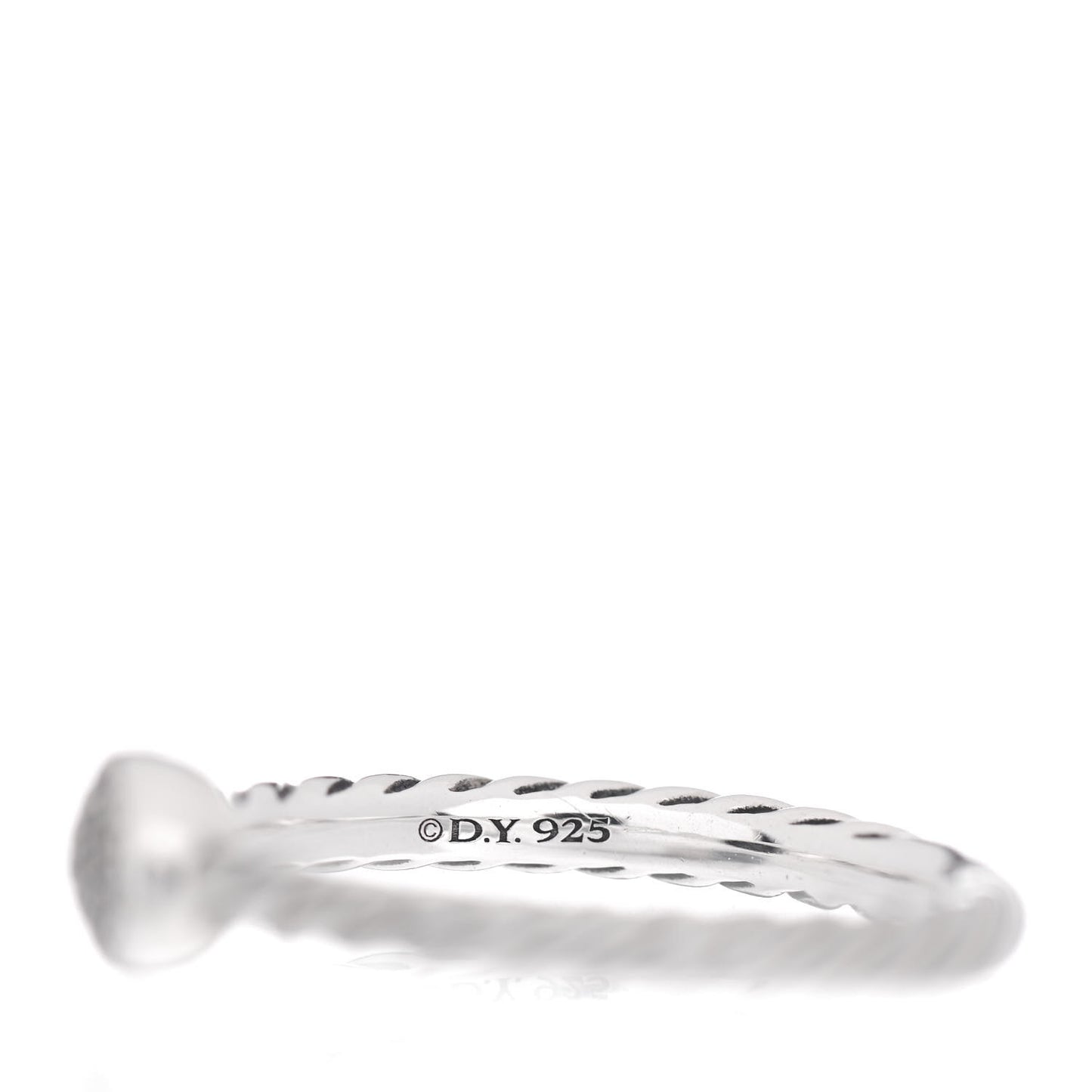 Sterling Silver Diamond Petite Pave Oval Ring 52 6