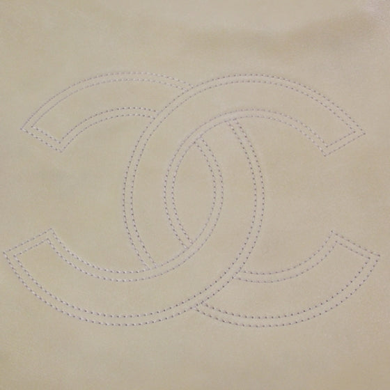 Lambskin Edgy Tote Beige