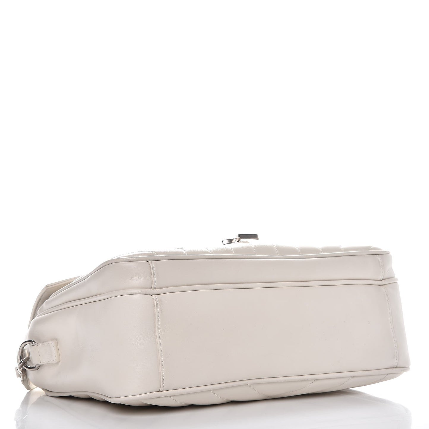 Calfskin Y Quilted Monogram Loulou Shoulder Bag Porcellana