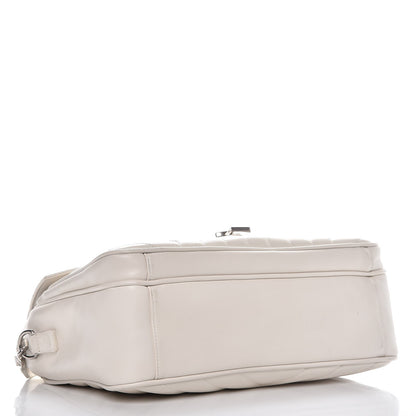 Saint Laurent Calfskin Y Quilted Monogram Loulou Shoulder Bag Porcellana 7 of 15