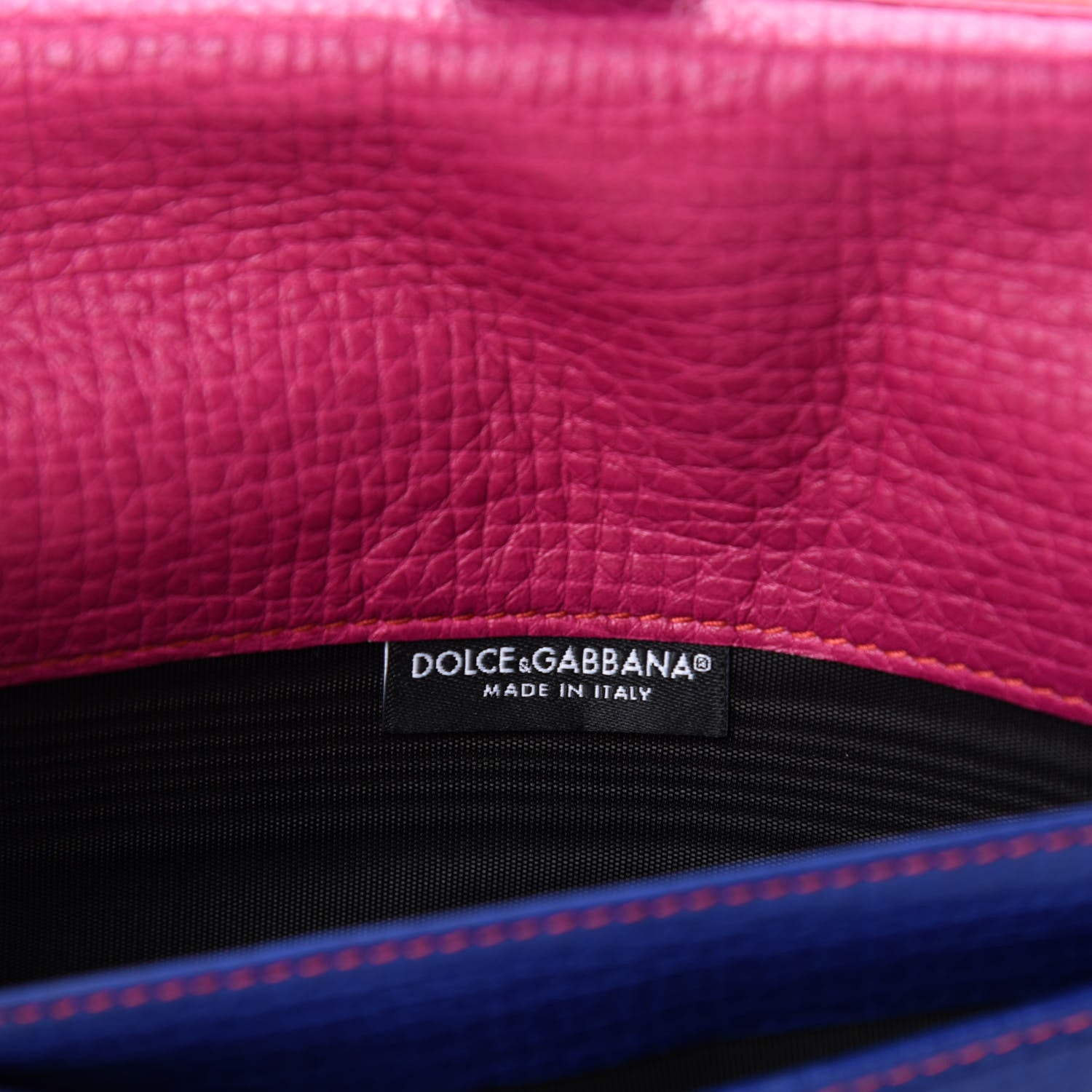 Dolce & Gabbana Dauphine Wallet On Chain Pink Purple 11 of 13