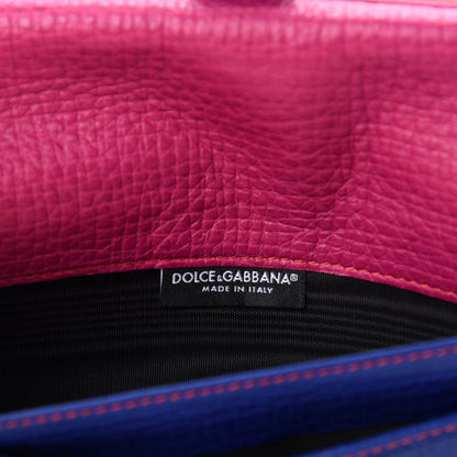 Dolce & Gabbana Dauphine Wallet On Chain Pink Purple 11 of 13