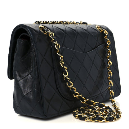 Chanel Lambskin Quilted Small Double Flap Black 3 of 12