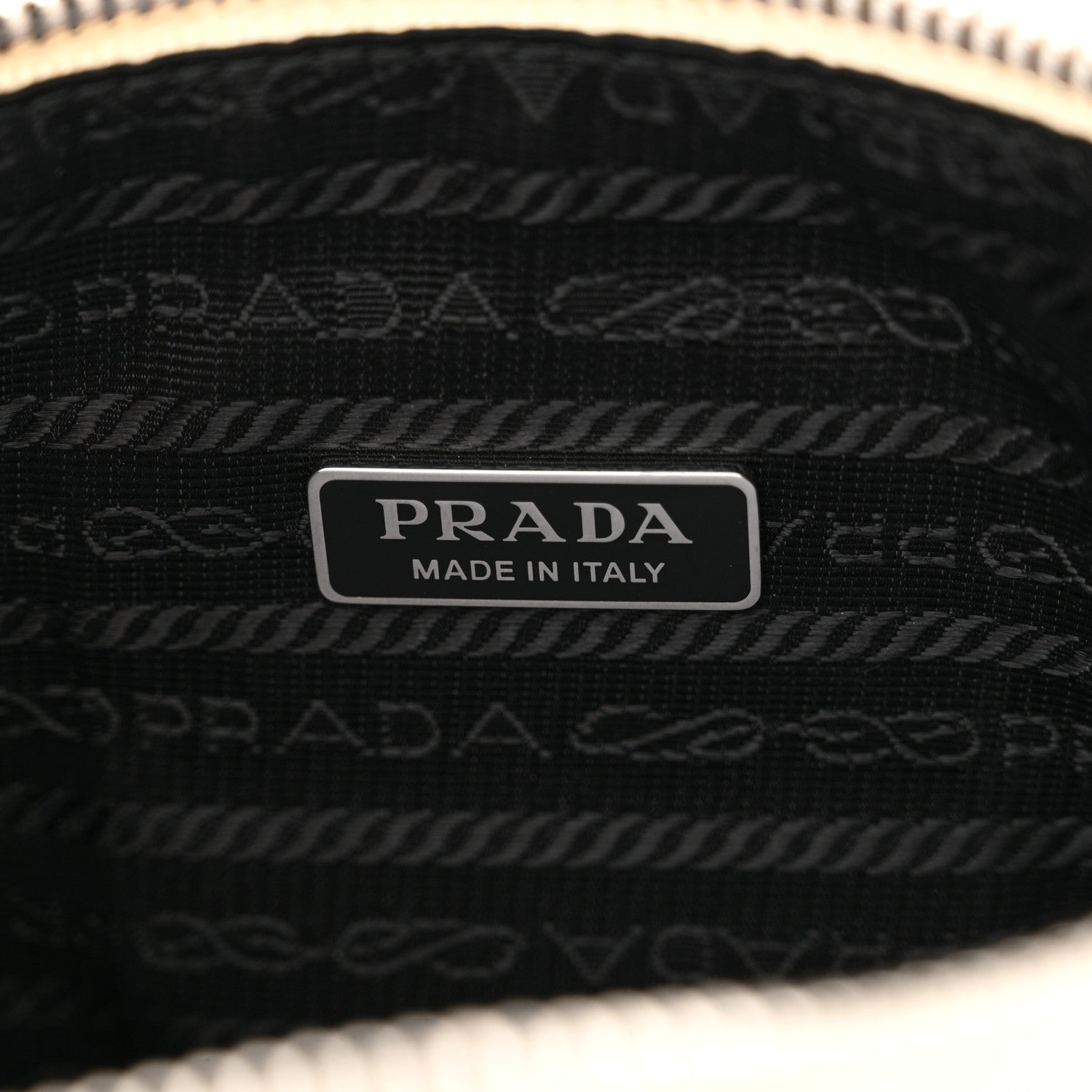 Prada Grace Lux Triangle Shoulder Bag White 6 of 11