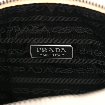 Prada Grace Lux Triangle Shoulder Bag White 6 of 11