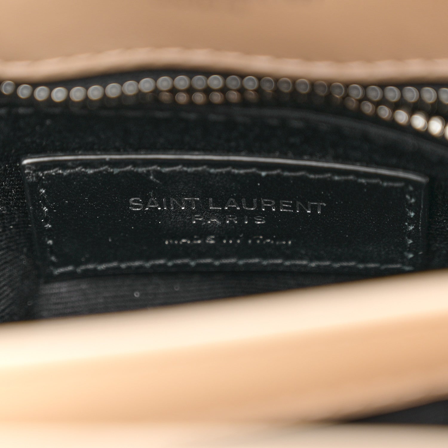 Saint Laurent Calfskin Y Quilted Monogram Toy Loulou Crossbody Bag Nude Powder 6 of 11
