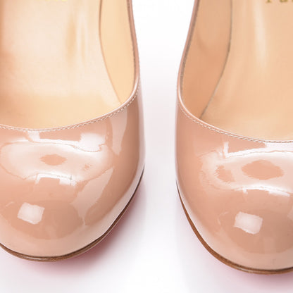 Christian Louboutin Patent Simple 85 Pumps 36 Nude 5 of 12