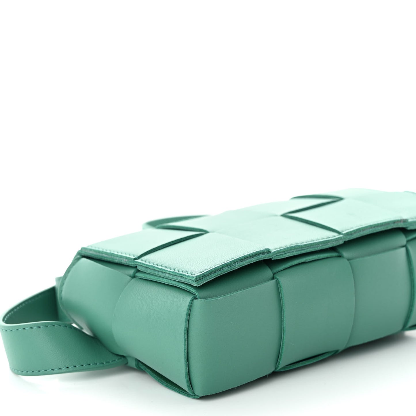 Nappa Maxi Intreccio The Belt Cassette Bag Mermaid