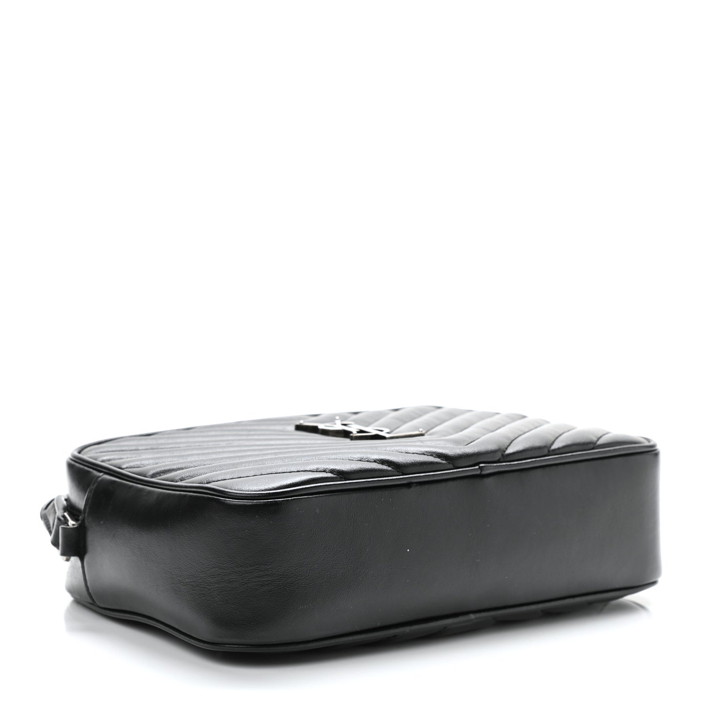 Calfskin Matelasse Monogram Lou Camera Bag Black
