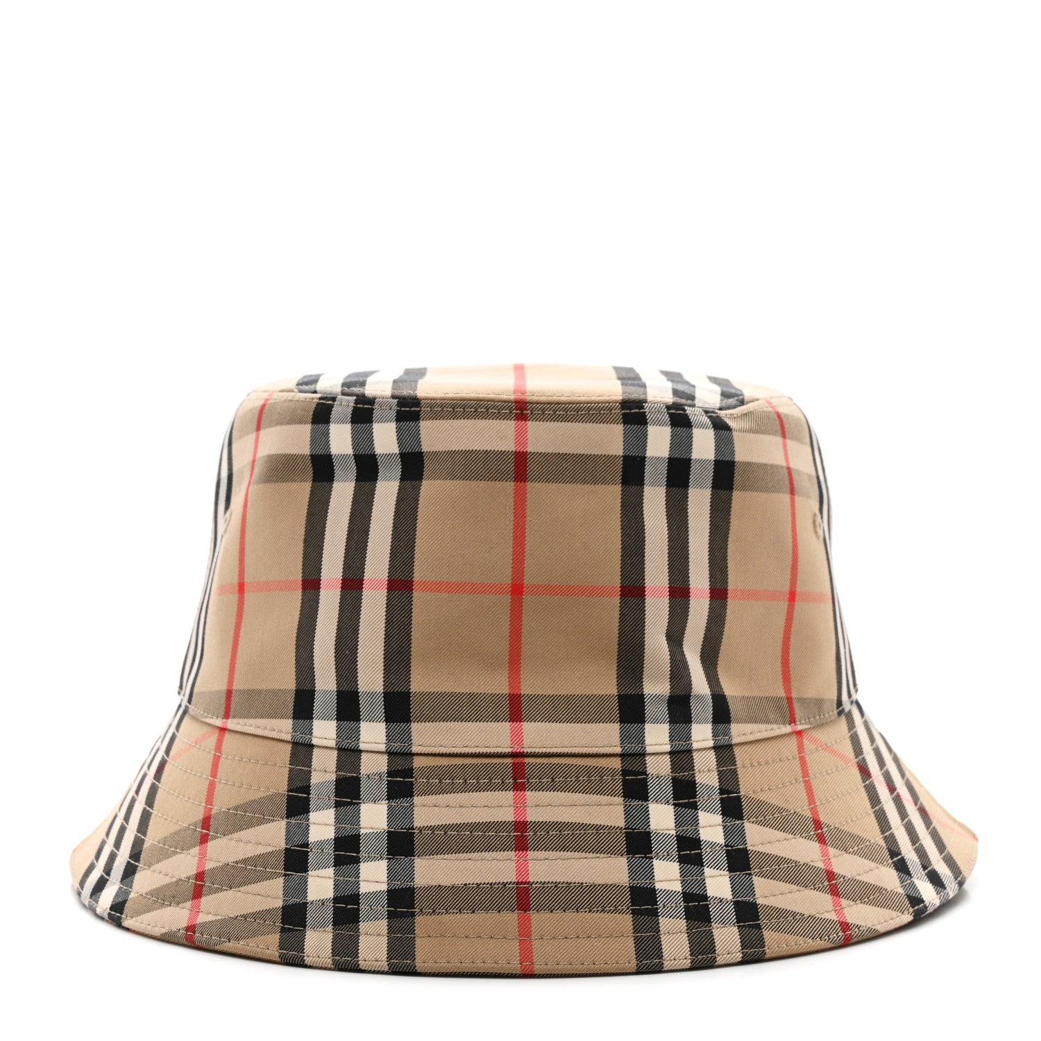 Burberry Technical Cotton Vintage Check Bucket Hat L Archive Beige 3 of 9