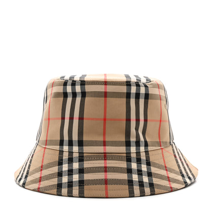 Burberry Technical Cotton Vintage Check Bucket Hat L Archive Beige 3 of 9
