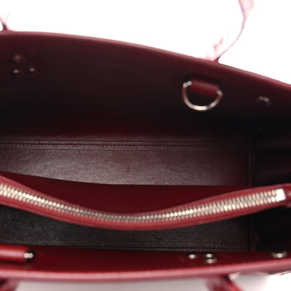 Saint Laurent Calfskin Crocodile Embossed Baby Sac De Jour Red 5 of 10