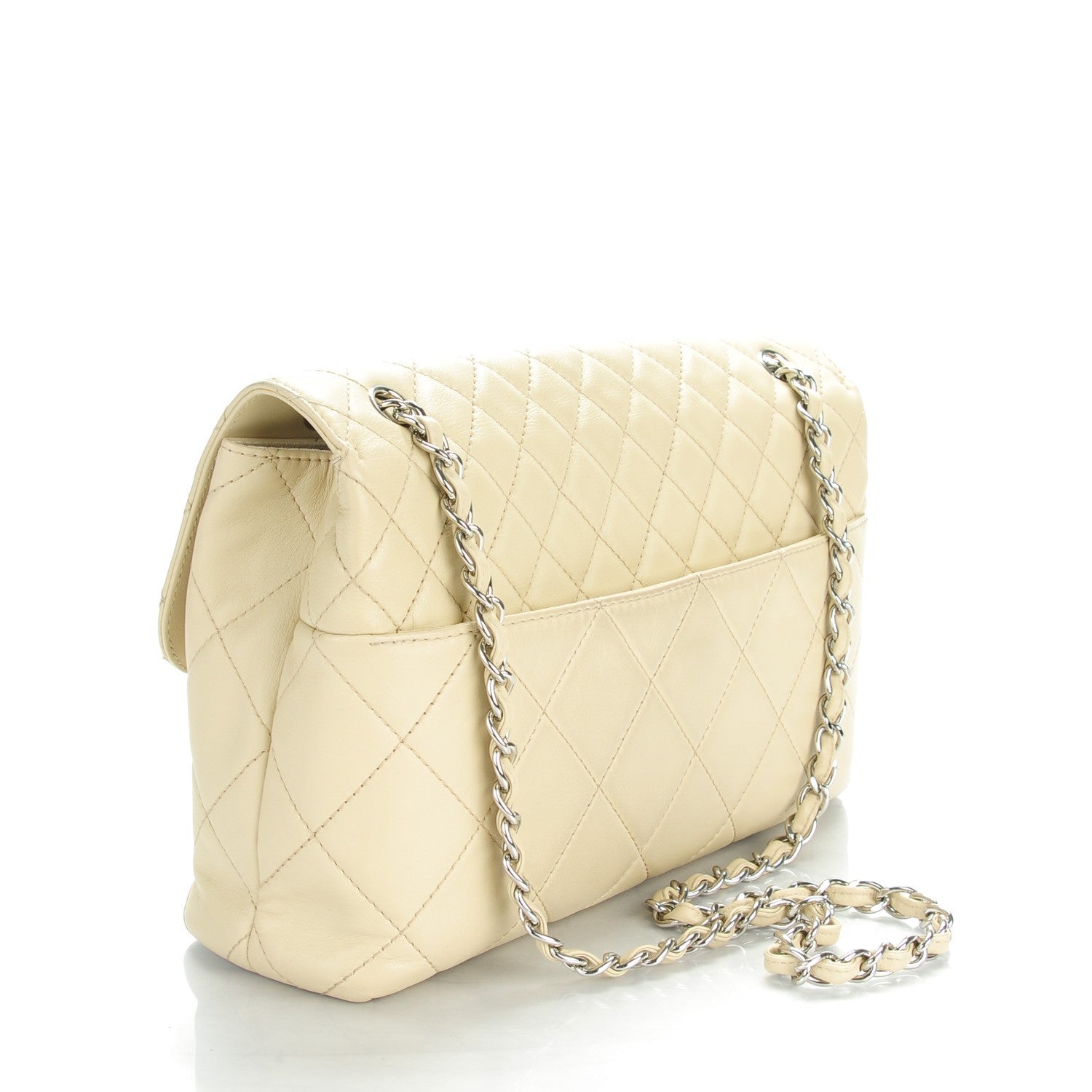 Chanel Calfskin Quilted In the Business Flap Bag Beige Clair 3 of 8