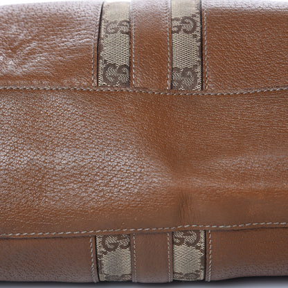 Gucci Calfskin Monogram Medium Bardot Brown 18 of 22