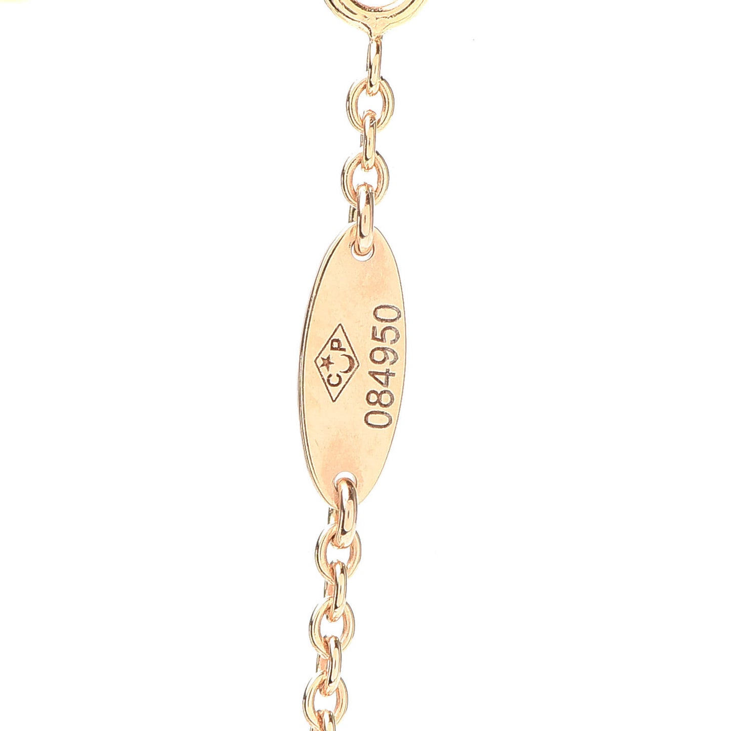 18K Rose Gold Diamond Pink Opal Rose Des Vents Necklace