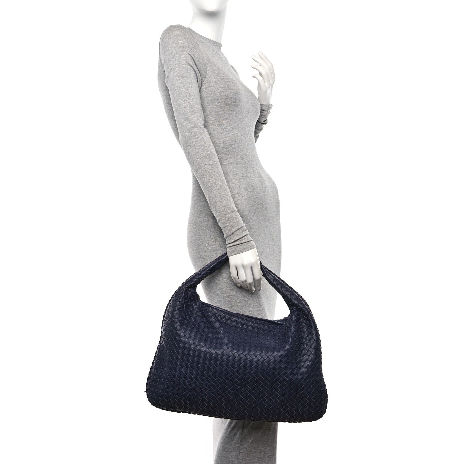 Bottega Veneta Nappa Intrecciato Large Veneta Hobo Aubergine 2 of 11
