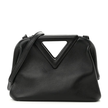 Bottega Veneta Calfskin Small The Point Triangle Bag Black 1 of 9
