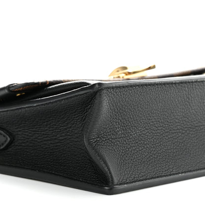 Louis Vuitton Damier Ebene Vavin Chain Wallet Black 9 of 10