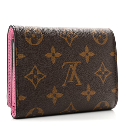 Louis Vuitton Monogram 2022 Christmas Animation Paris Victorine Wallet Pink 3 of 7