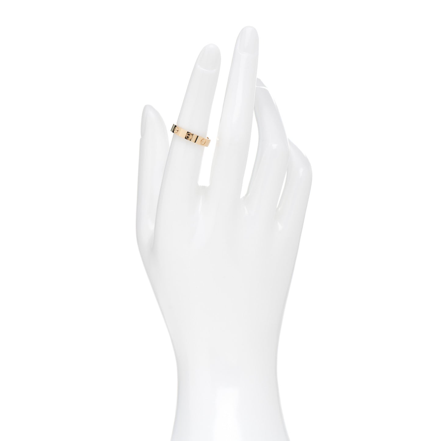 18K Yellow Gold 3.5mm LOVE Wedding Band Ring 51 5.75