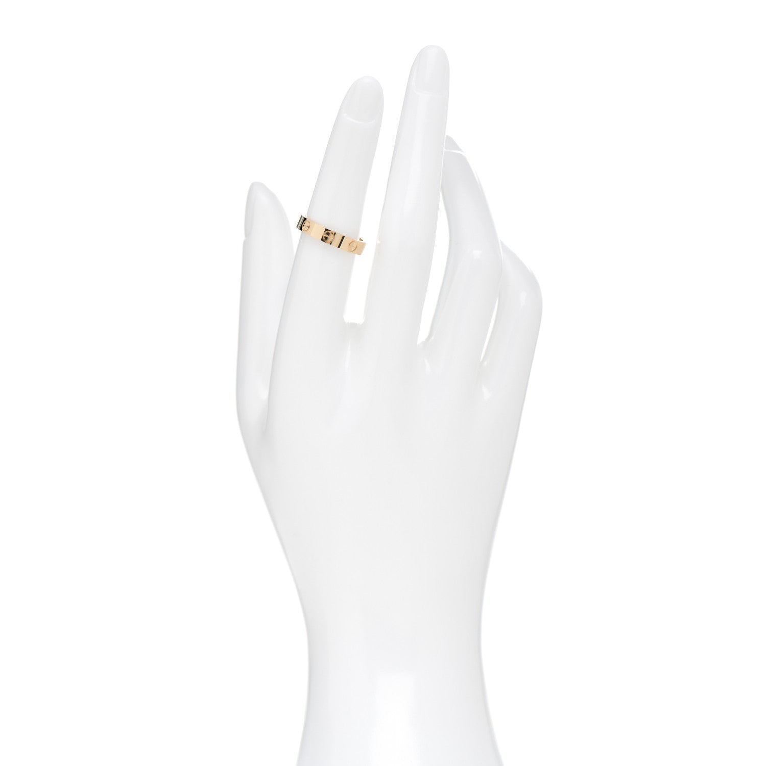 Cartier 18K Yellow Gold 3.5mm LOVE Wedding Band Ring 51 5.75 2 of 5
