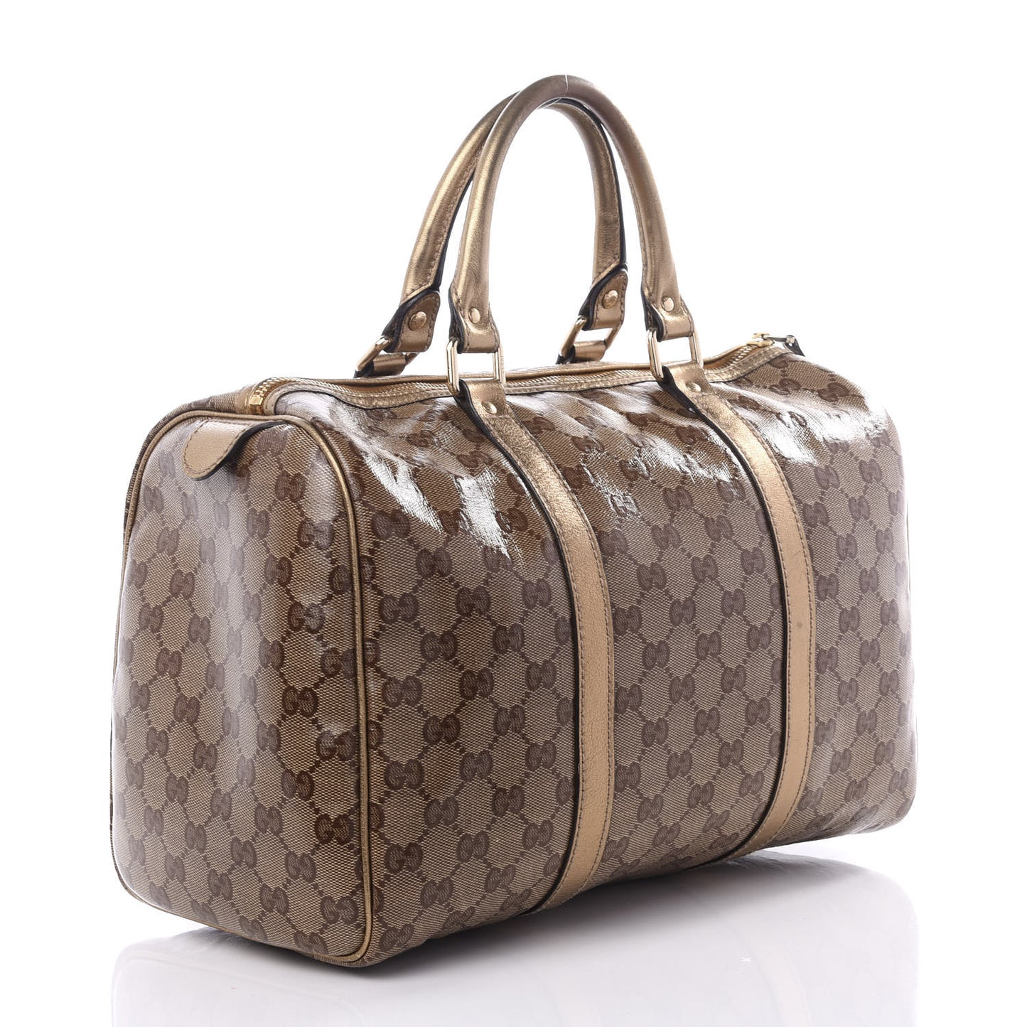 Crystal Monogram Medium Joy Boston Bronze