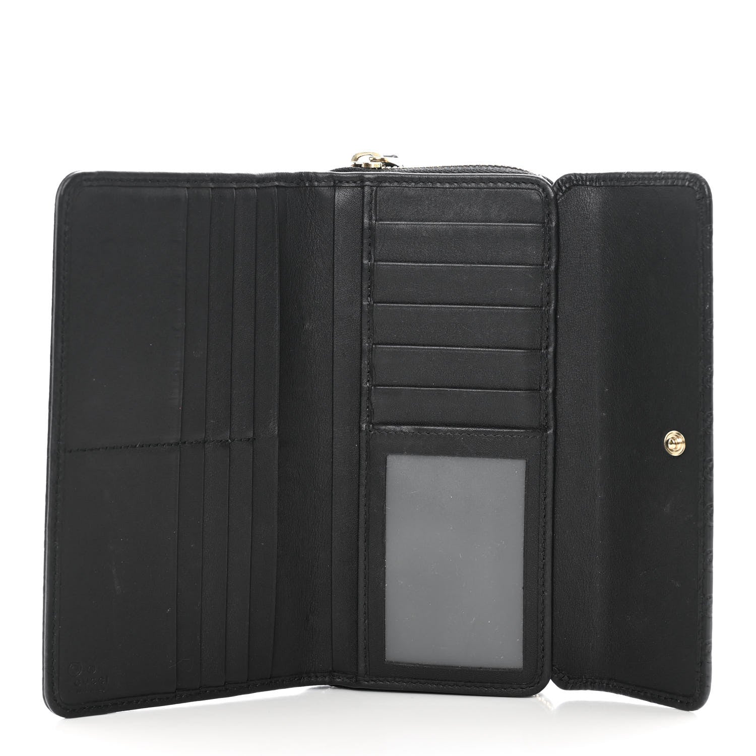 Gucci Soft Microguccissima Continental Zip Wallet Black 5 of 24