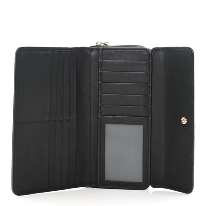 Gucci Soft Microguccissima Continental Zip Wallet Black 5 of 24