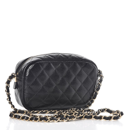 Chanel Caviar Quilted Camera Case Black 3 of 10