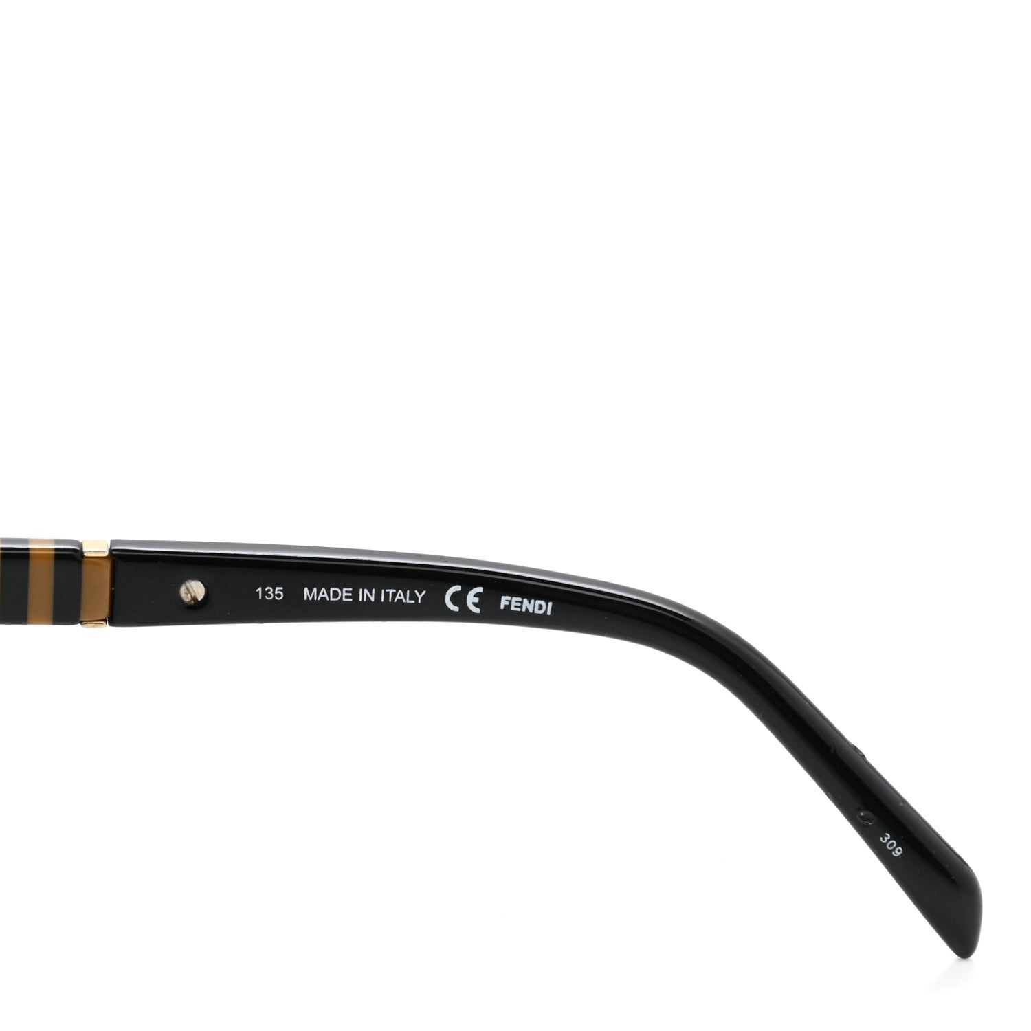 Fendi Oversized Round Sunglasses FS5348 Black 5 of 8
