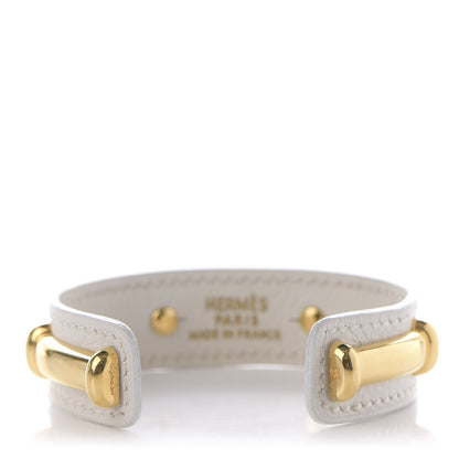Hermes Courchevel Bamboo Bracelet White 2 of 4