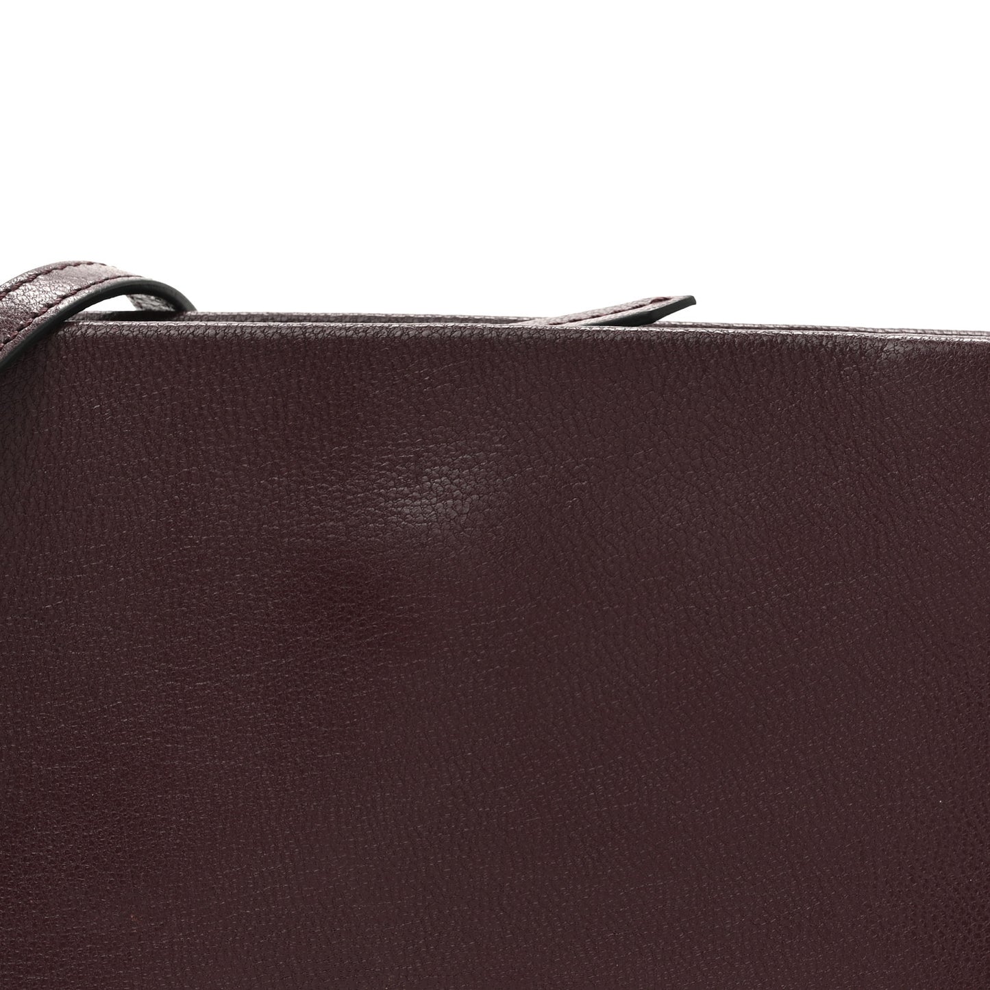 Goatskin Suede Cross 3 Crossbody Bag Aubergine Grey