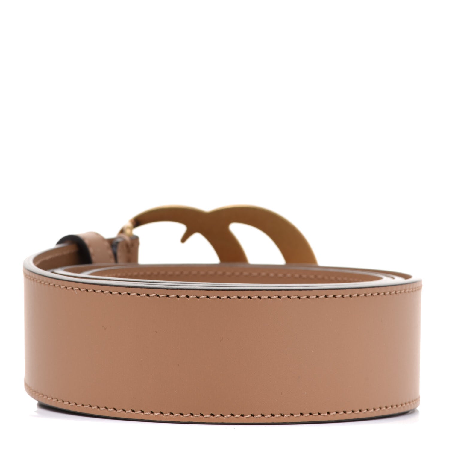 Gucci Calfskin Double G 40mm Belt 95 38 Tan 2 of 4