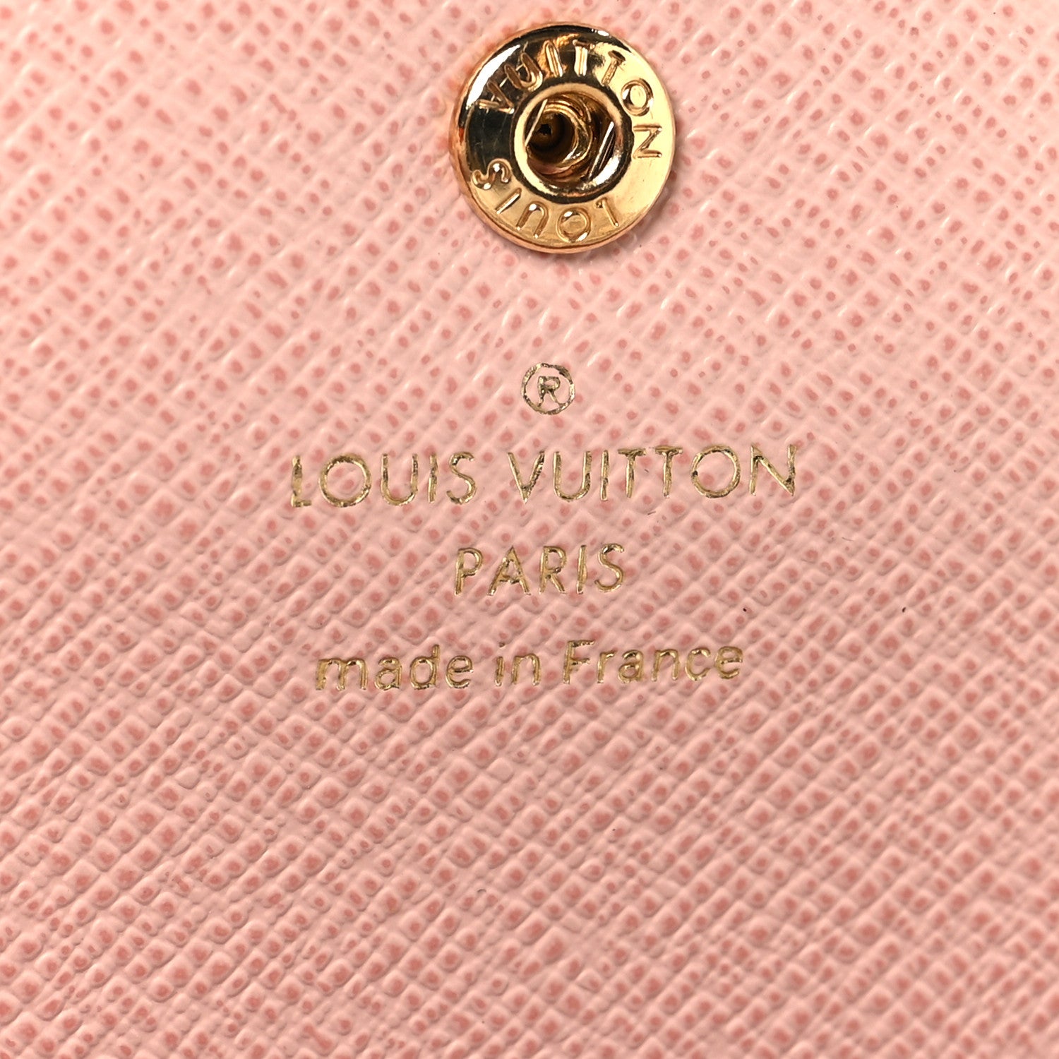 Louis Vuitton Damier Azur Emilie Wallet Rose Ballerine 7 of 8