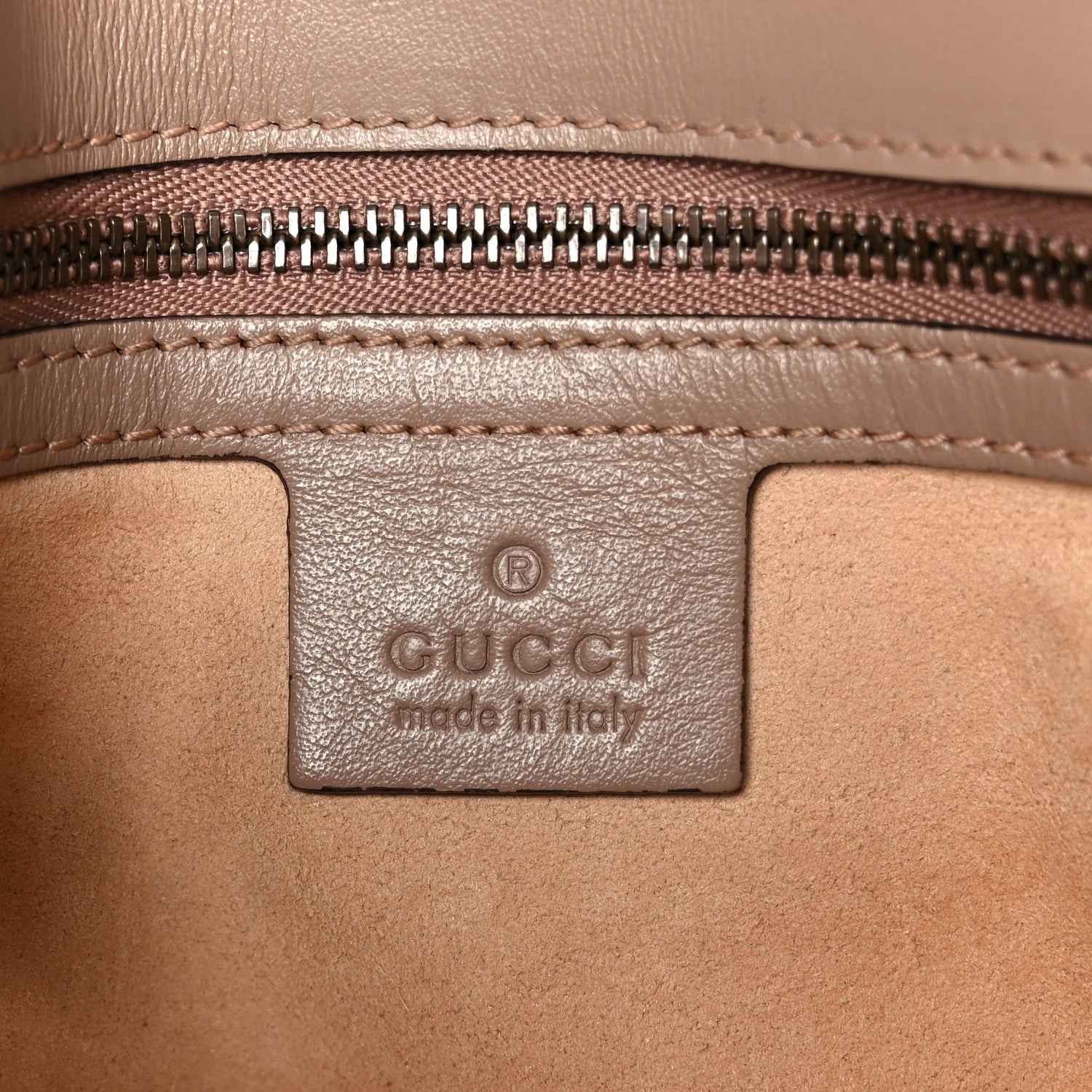 Gucci Calfskin Matelasse Small GG Marmont Shoulder Bag Porcelain Rose 6 of 11